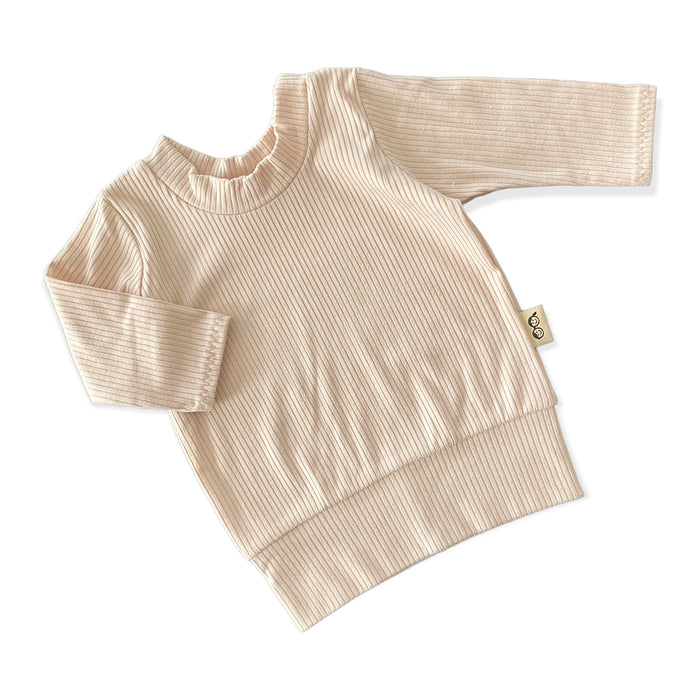 Sand Ribbed Lounge Set