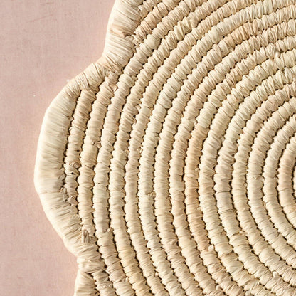 Seba Scalloped Palm Leaf Charger (*Local Pickup/Local Delivery Only)