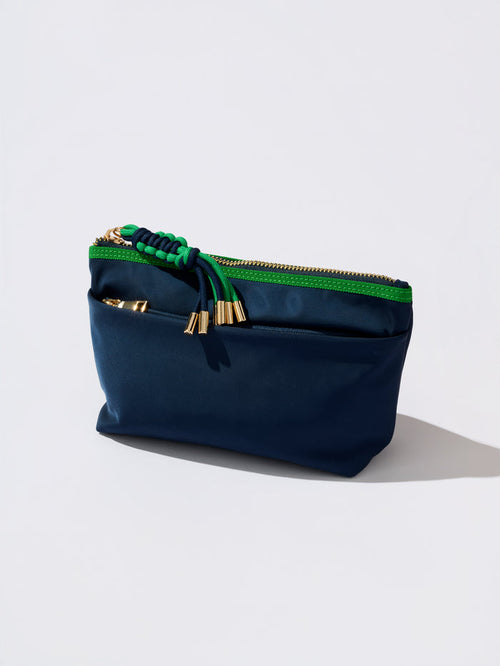 Shiraleah Jet Zip Pouch NAVY