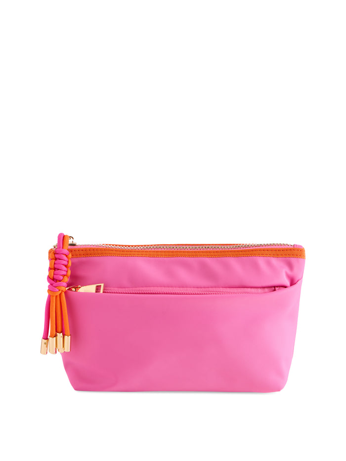 Shiraleah Jet Zip Pouch PINK