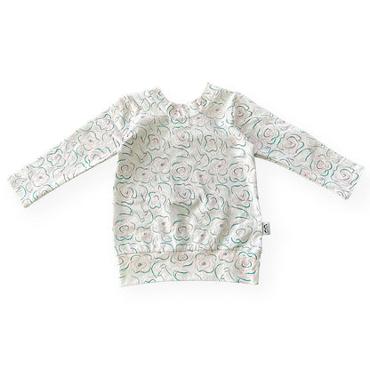 Sketched Roses Lounge Top