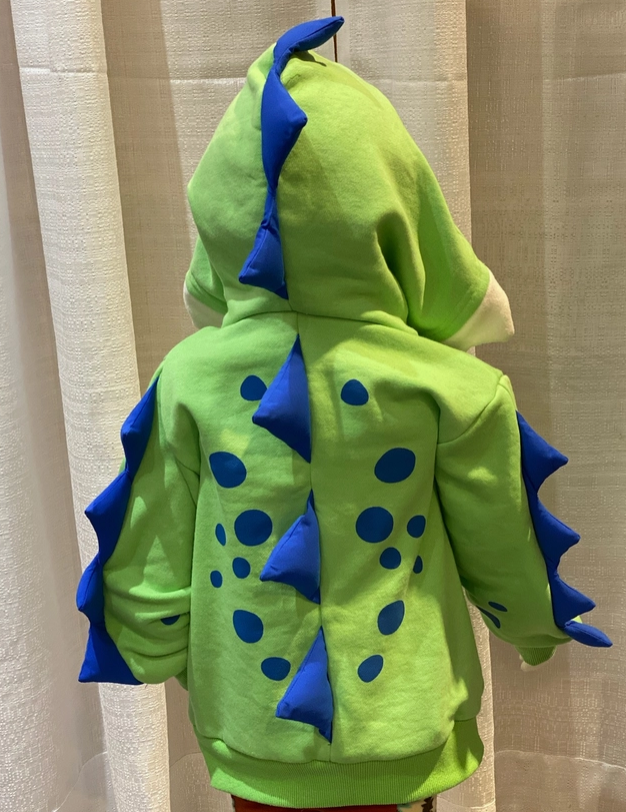 Spiky Dino Toddler and Kids 3D Hoodie