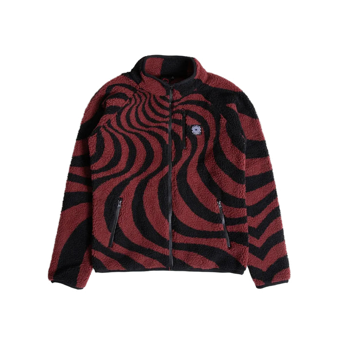 Spitfire - Classic 87 Swirl Fleese Jacket (Red/Black)
