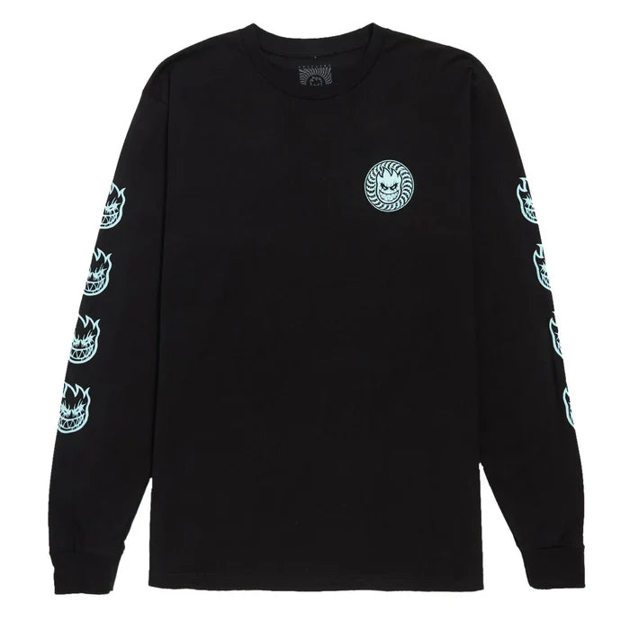 Spitfire - Deathmask Long Sleeve Tee (Black)