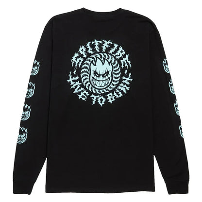 Spitfire - Deathmask Long Sleeve Tee (Black)