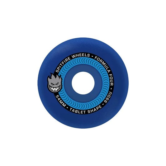 Spitfire - Formula 4 Tablet Blue Wheel (54mm)