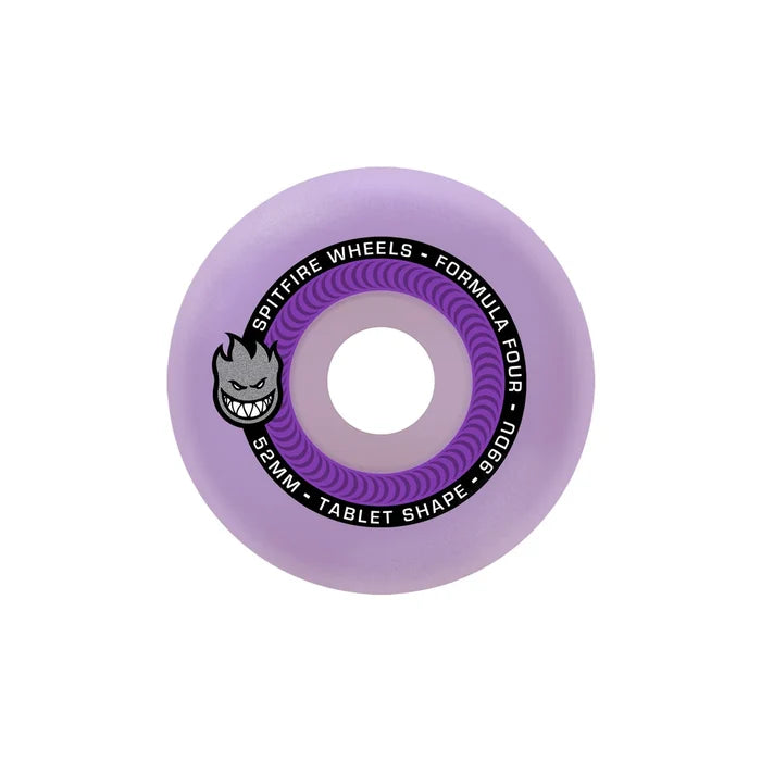 Spitfire - Formula 4 Tablet Purple Wheel (52mm)