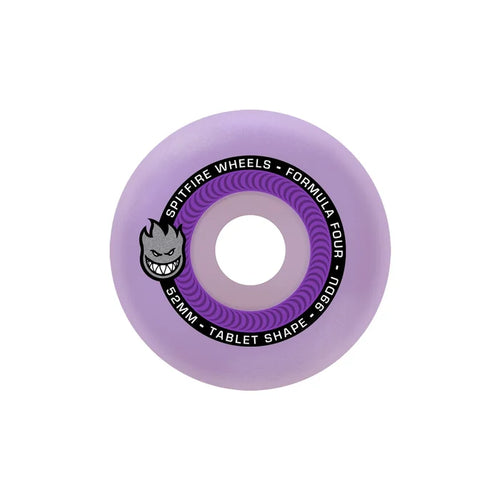 Spitfire - Formula 4 Tablet Purple Wheel (52mm)