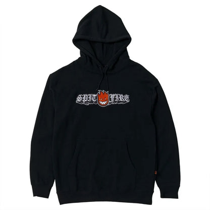 Spitfire - Old English Big Head Embroidered Hoodie (Black)