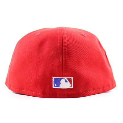 St. Louis Cardinals Mascot Final Season New Era 59Fifty Fitted Hat (Scarlet Red Navy Gray Under Brim)