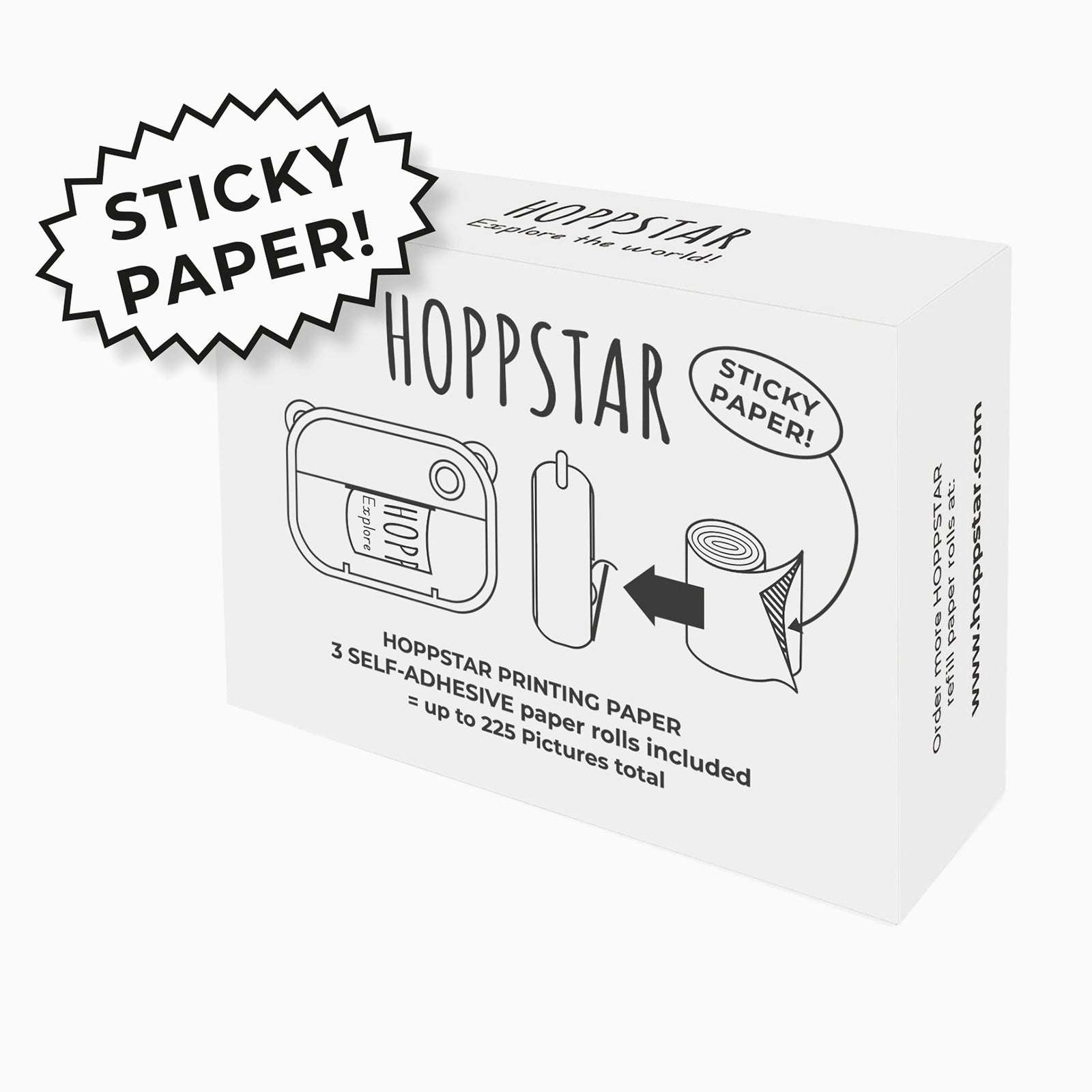 Hoppstar Printing Paper Self-Adhesive