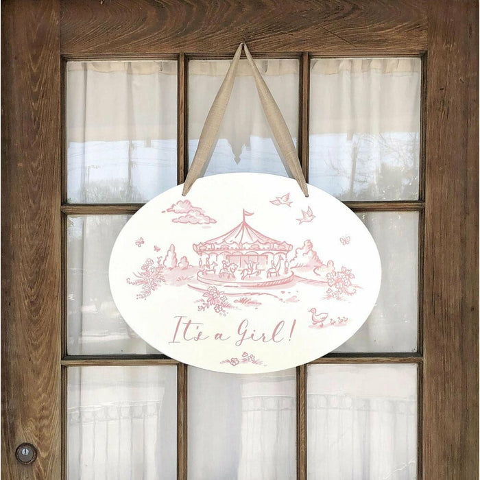 Storyland Toile Baby Door Hanger