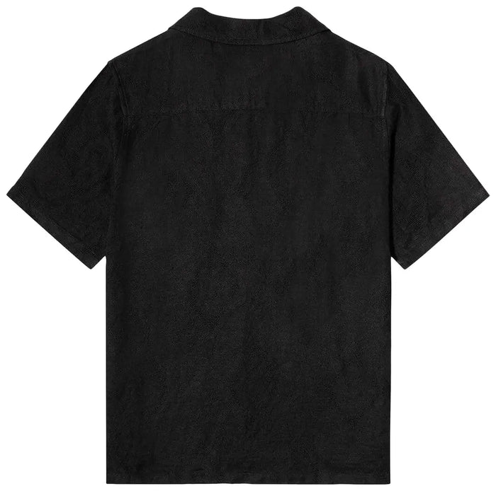 Stussy Diamond Linen S/S Shirt Black