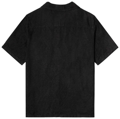 Stussy Diamond Linen S/S Shirt Black