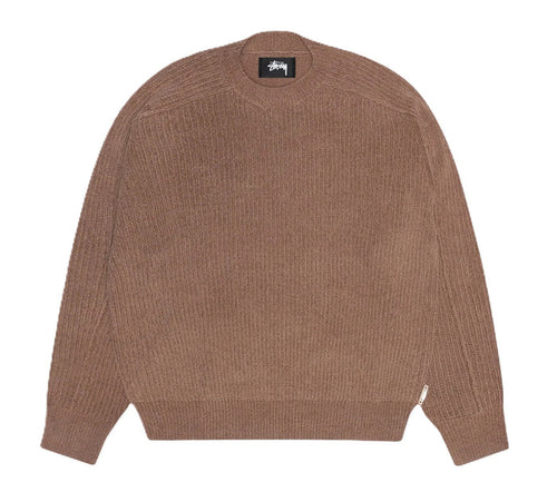 Stussy Exposed Seam Sweater Brown