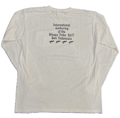 Stussy International Gathering Bali L/S Tee White