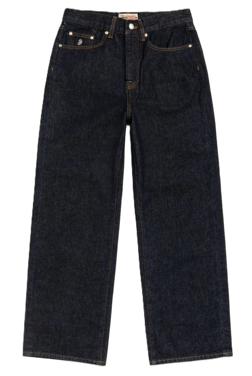 Stussy Relaxed Jeans Denim Pants Rinsed Indigo