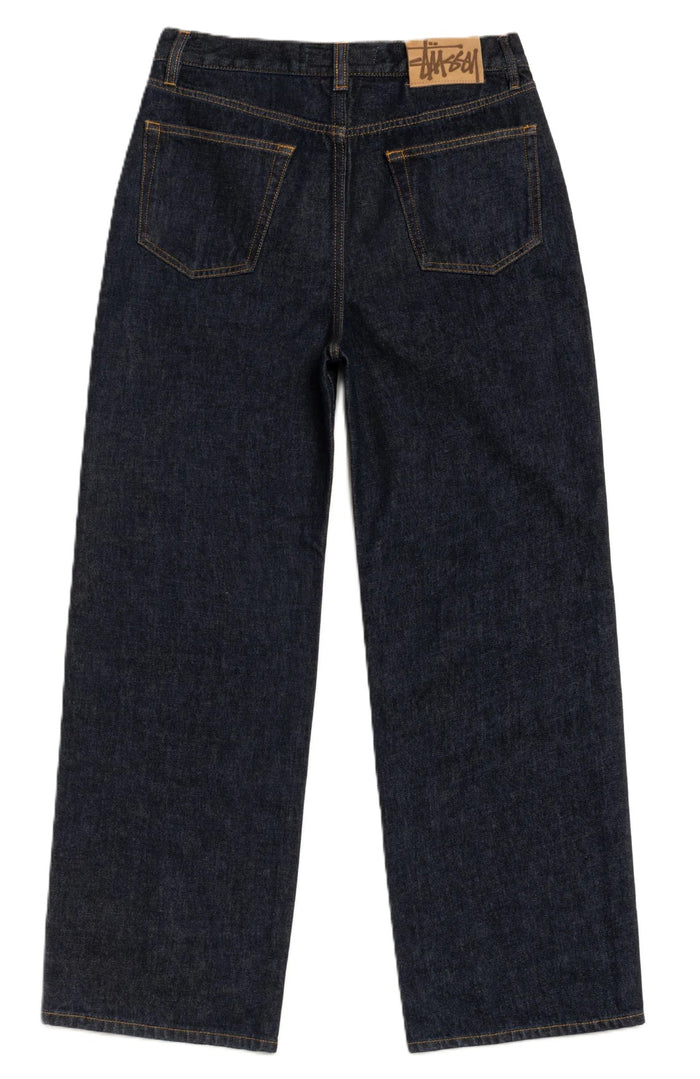 Stussy Relaxed Jeans Denim Pants Rinsed Indigo