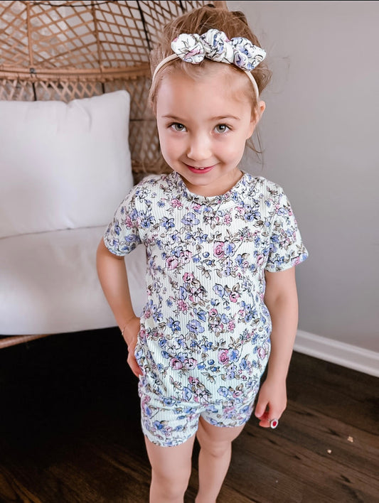 Summer Garden Ribbed Summer Lounge Top