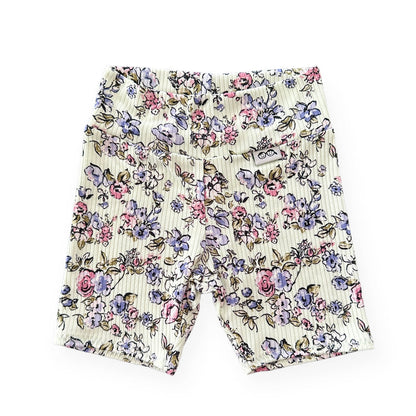 Summer Garden Ribbed Biker Shorts Lounge Set