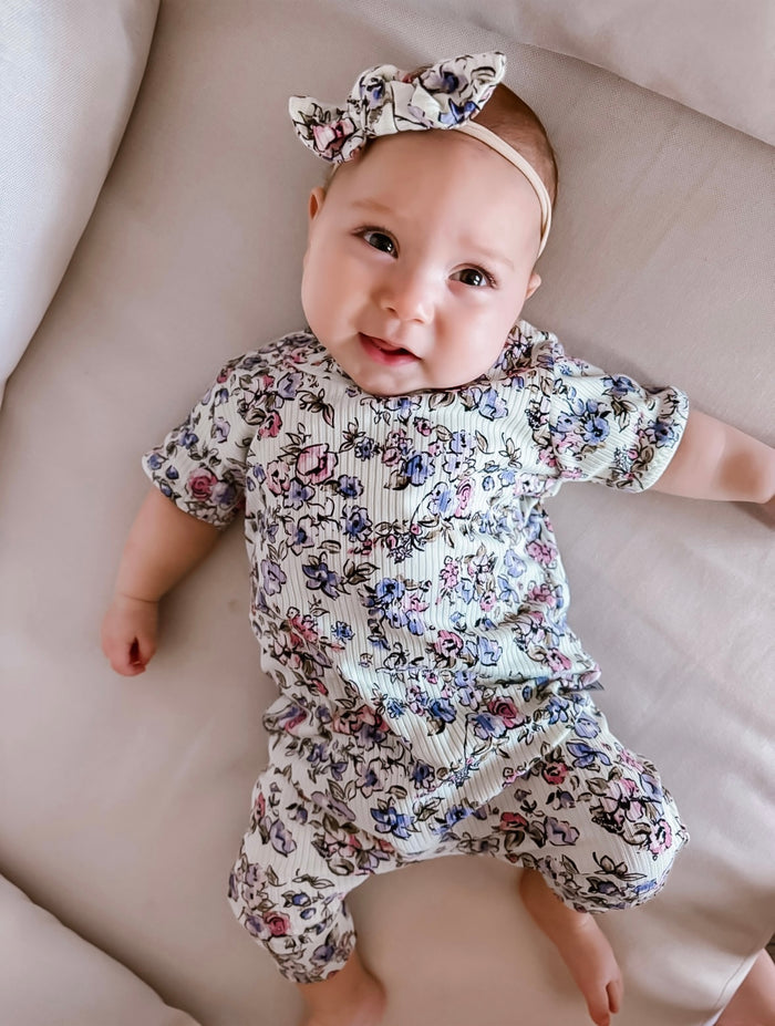 Summer Garden Harem Romper