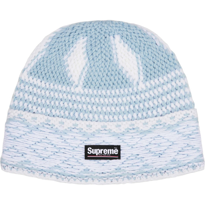 Supreme Diamond Beanie Light Blue