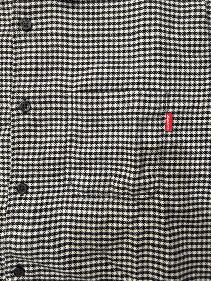 Supreme Houndstooth L/S Flannel Black/White