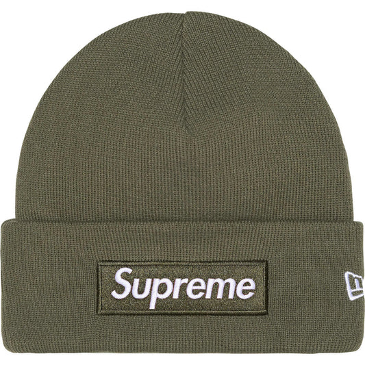 Supreme New Era Box Logo Beanie Olive (FW25)