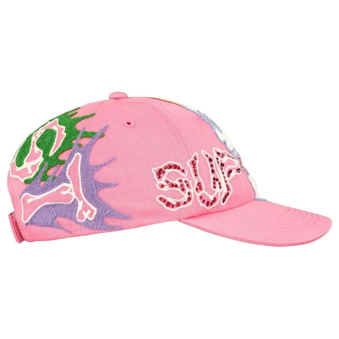 Supreme WFST 6-Panel Hat (Pink)