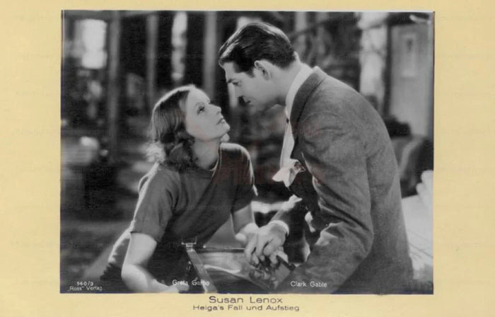 Susan Lenox, starring Greta Garbo and Clark Gable - VINTAGEARTREPRINTS.COM