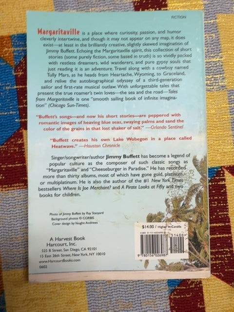 Tales from Margaritaville back cover