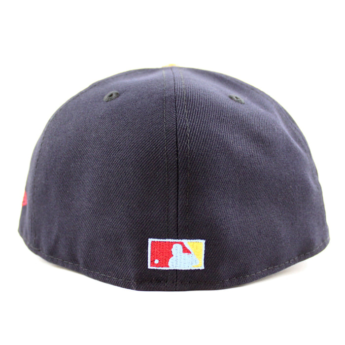 Texas Rangers 1995 All Star Game New Era 59Fifty Fitted Hat (Navy, Metallic Gold, Gray Under Brim)