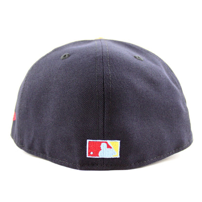 Texas Rangers 1995 All Star Game New Era 59Fifty Fitted Hat (Navy, Metallic Gold, Gray Under Brim)