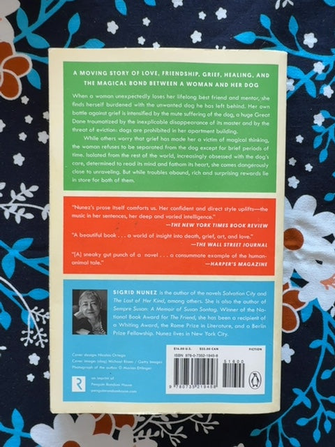 The Friend: a Novel back cover