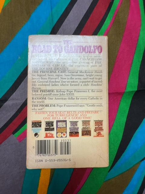 The Road to Gandolfo back cover