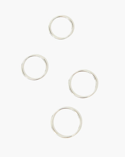 Thin Stacker Ring in Silver