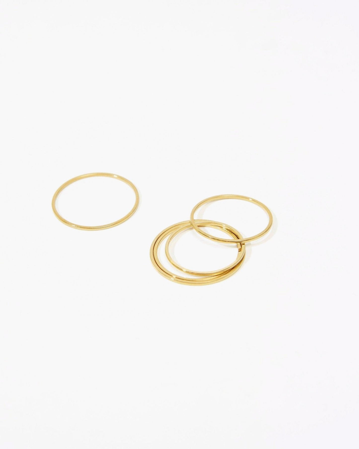 Thin Stacker Ring in Silver