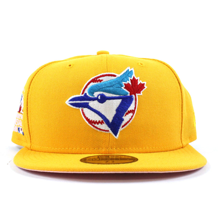 Toronto Blue Jays 1991 All-Star Game New Era 59Fifty Fitted Hat (Yellow Pink Under Brim)