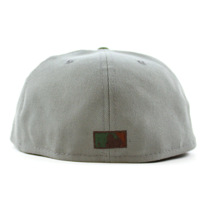 Toronto Blue Jays 25TH Season New Era 59Fifty Fitted Hat (Misty Cilantro Gray Under Brim)