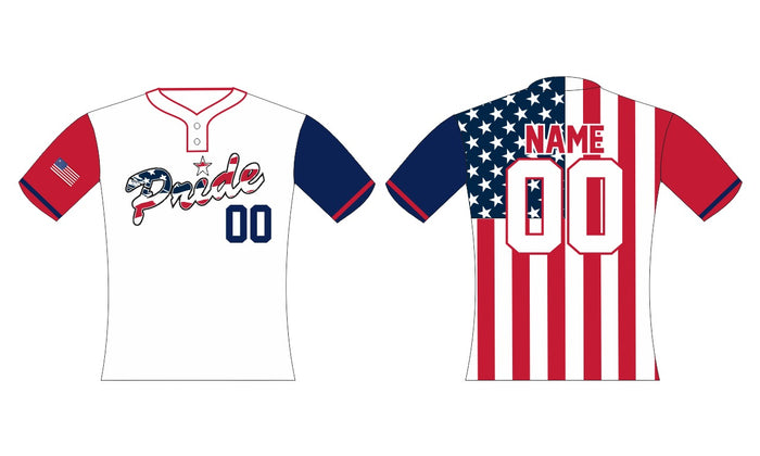 USA Flag Softball Jersey