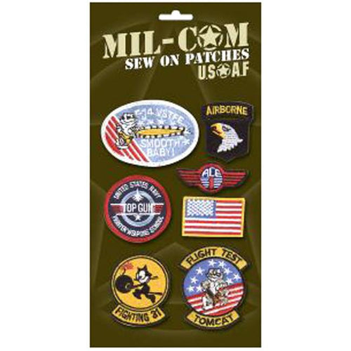 USAF Patches - Set of 7 - Mil-Com - Flags, Badges & Insignia