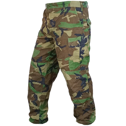 USGI BDU Trousers Woodland Ripstop - Value Grade - US Army Surplus - Combat Trousers
