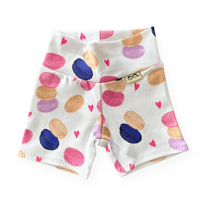 Valentine's Macarons Biker Shorts Lounge Set