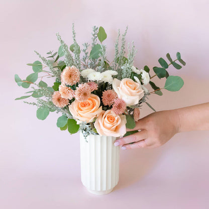 Vintage White Vase