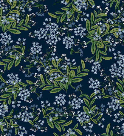 Cornflower Wallpaper - Navy