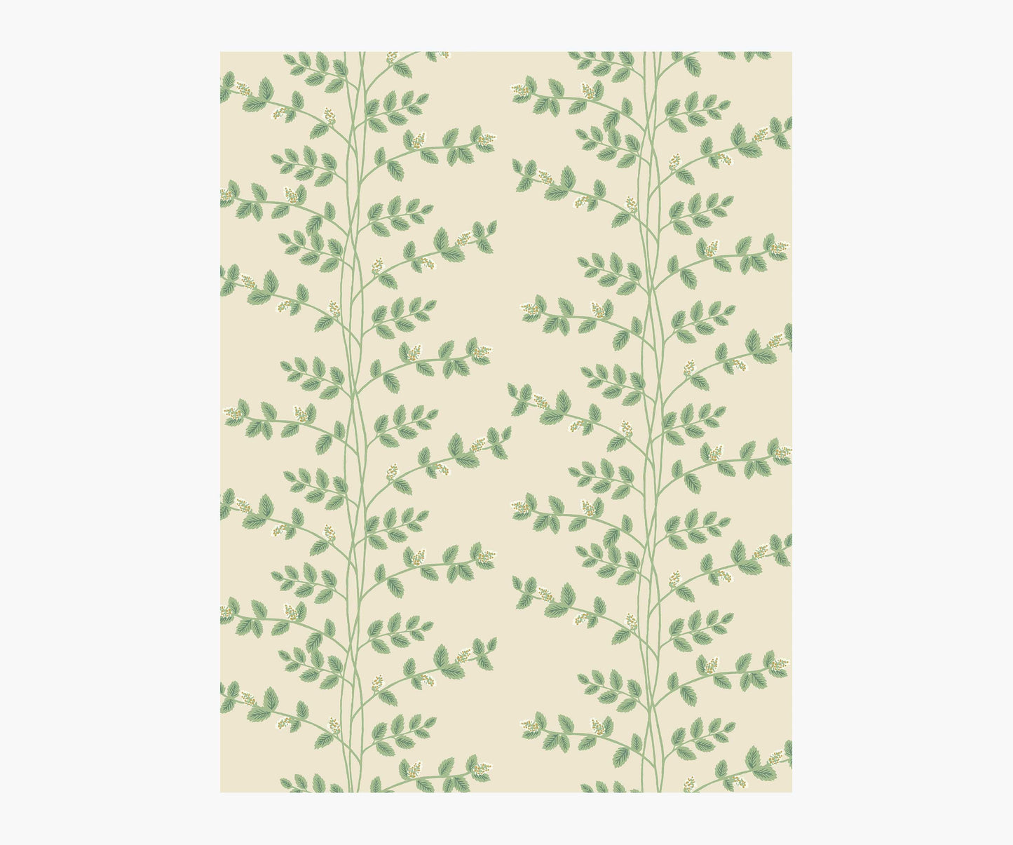 Climbing Vines Wallpaper Sample - Linen