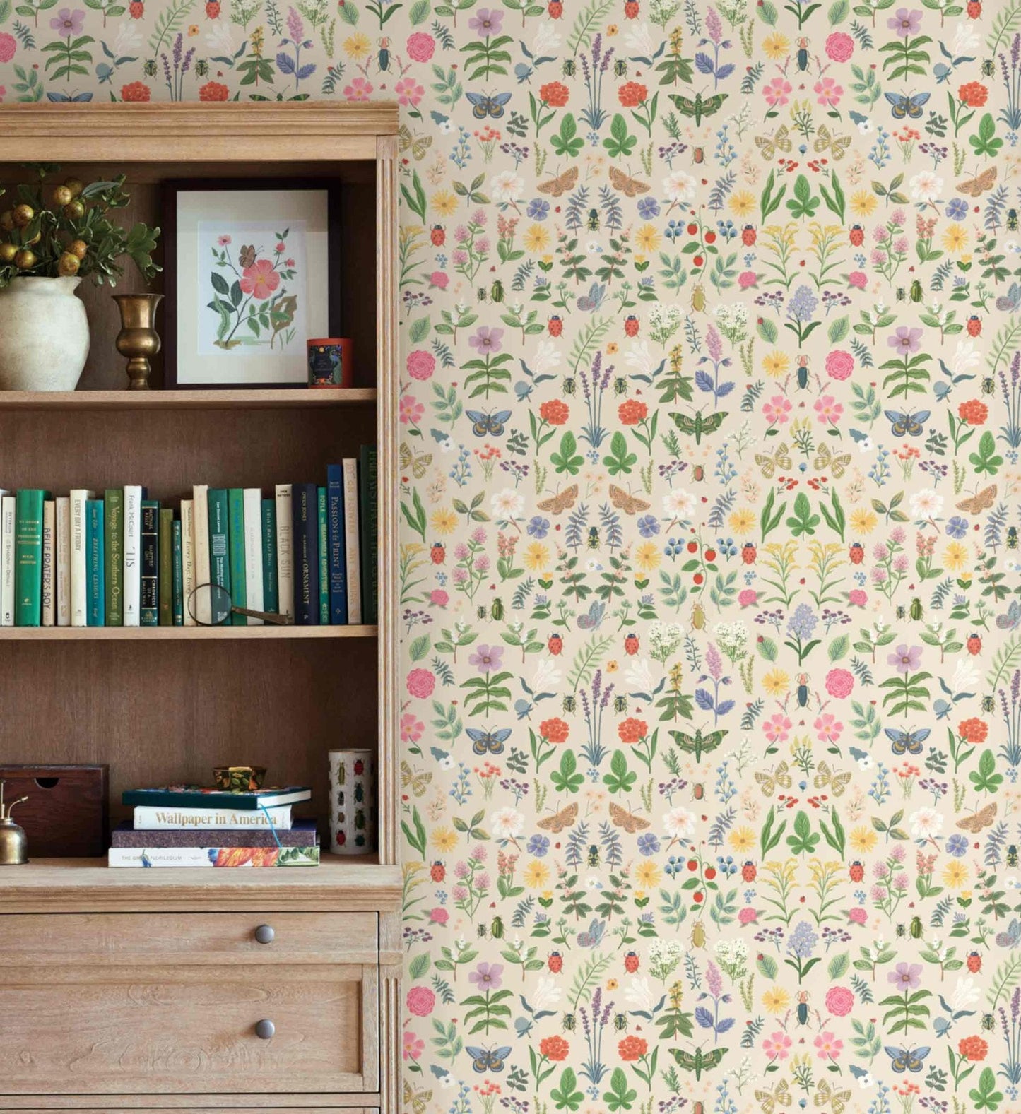 Curio Peel & Stick Wallpaper - Cream