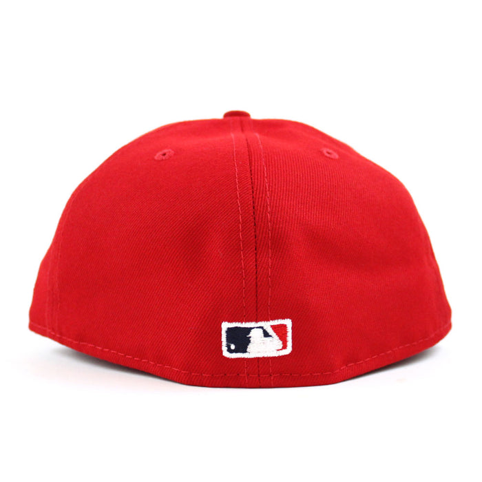 Washington Nationals 2019 World Series New Era 59Fifty Fitted Hat (Red Pink Under Brim)