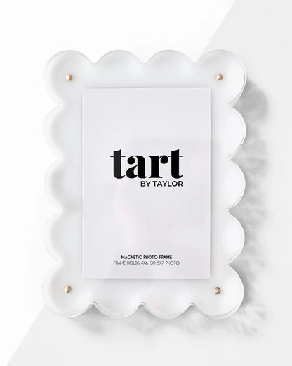 White Acrylic Magnetic Frame