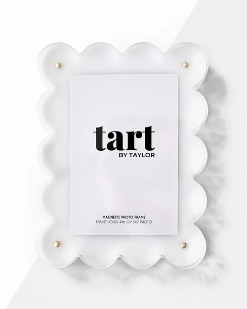 White Acrylic Magnetic Frame